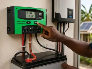 10a Solar Charge Controller 12v/24v With Usb Ports