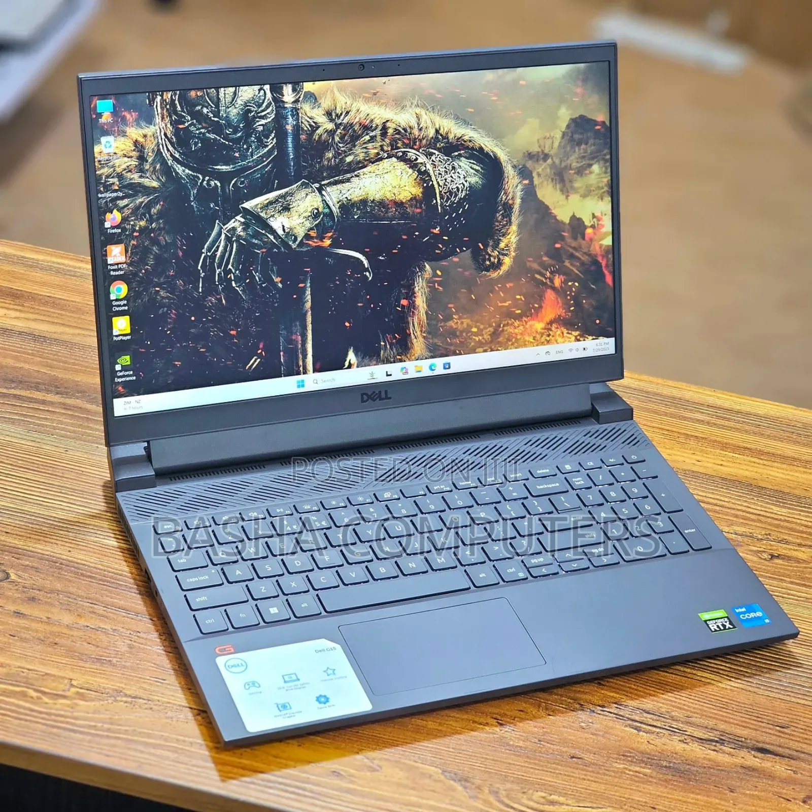 New Laptop Dell G15 5511 16GB Intel Core i7 SSHD+SSD 1T