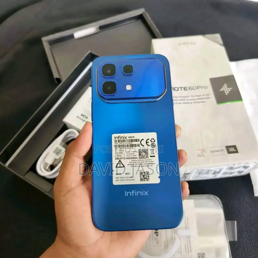 New Infinix Note 60 Pro 256 GB Blue