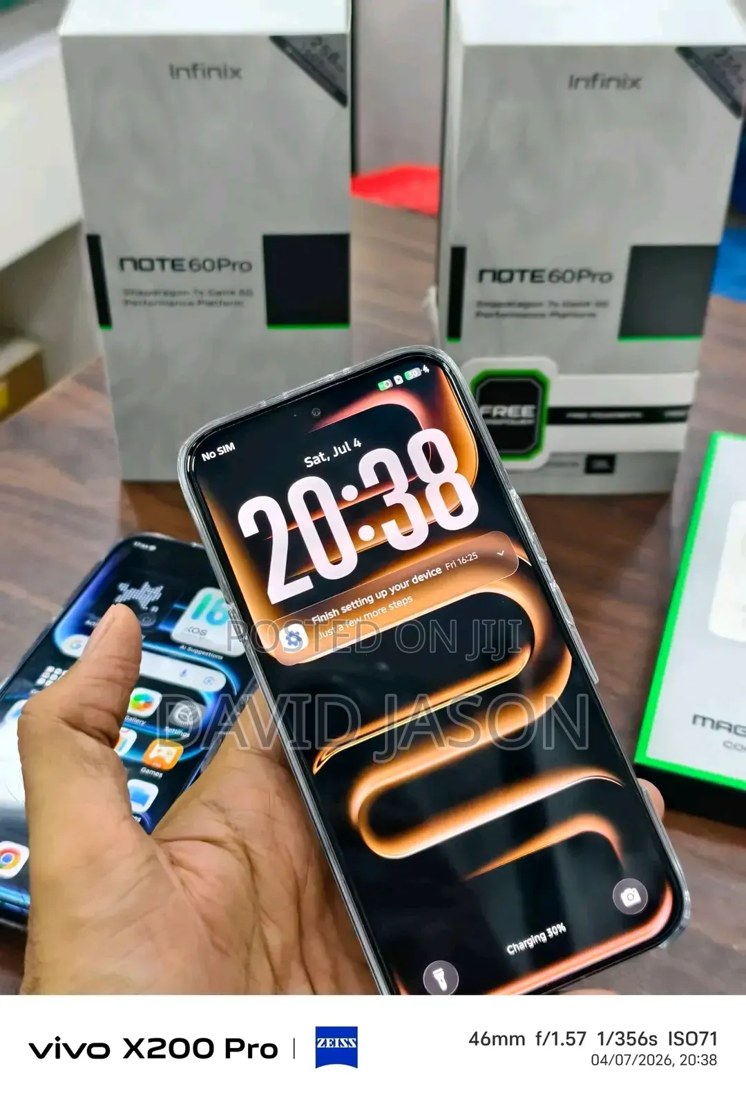 New Infinix Note 60 Pro 256 GB Black