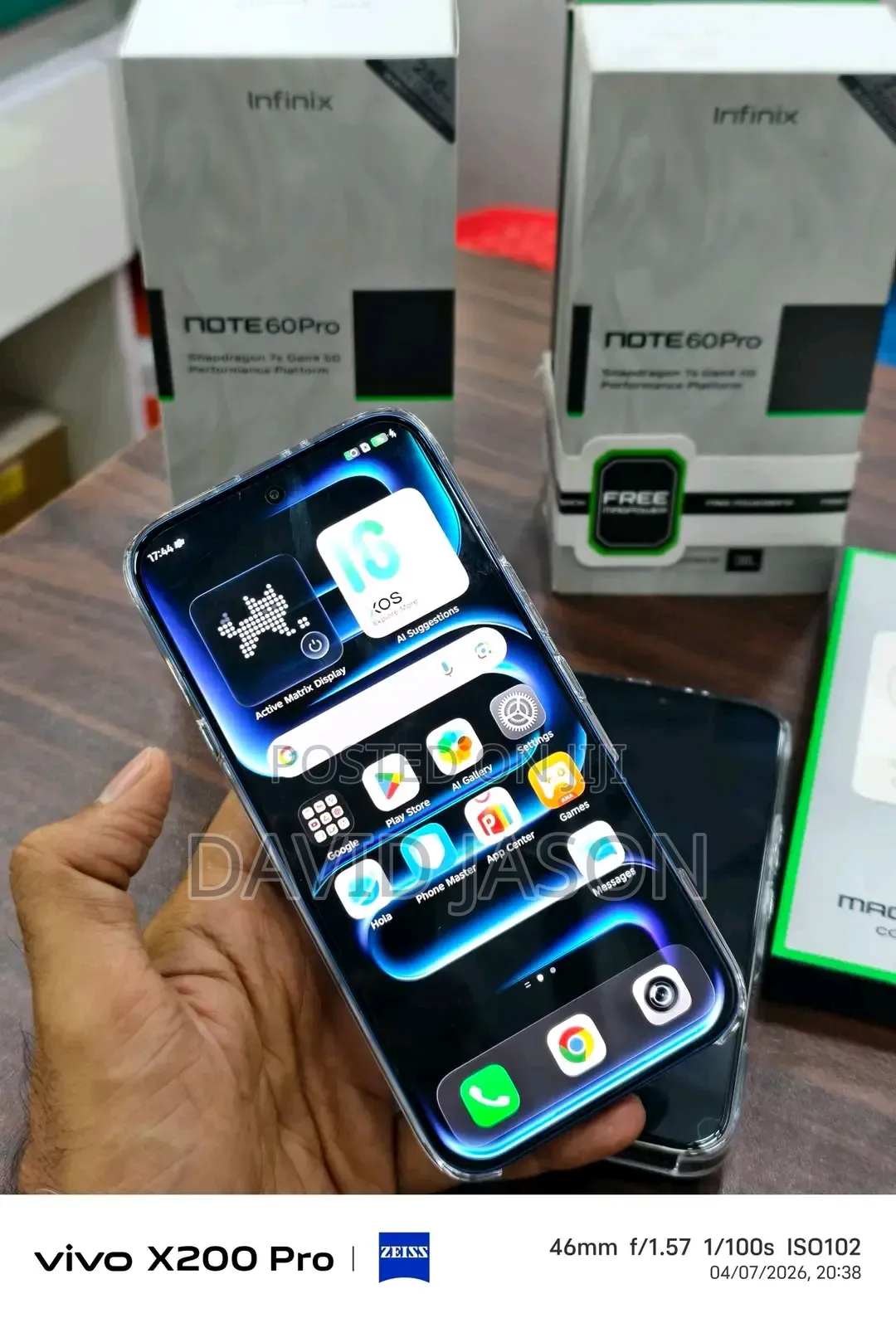 New Infinix Note 60 Pro 256 GB Black