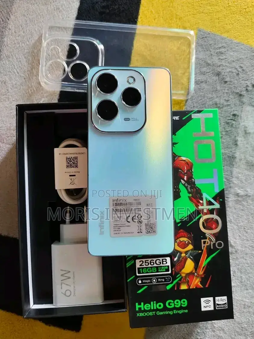 New Infinix Hot 40 Pro 256 GB Rose Gold