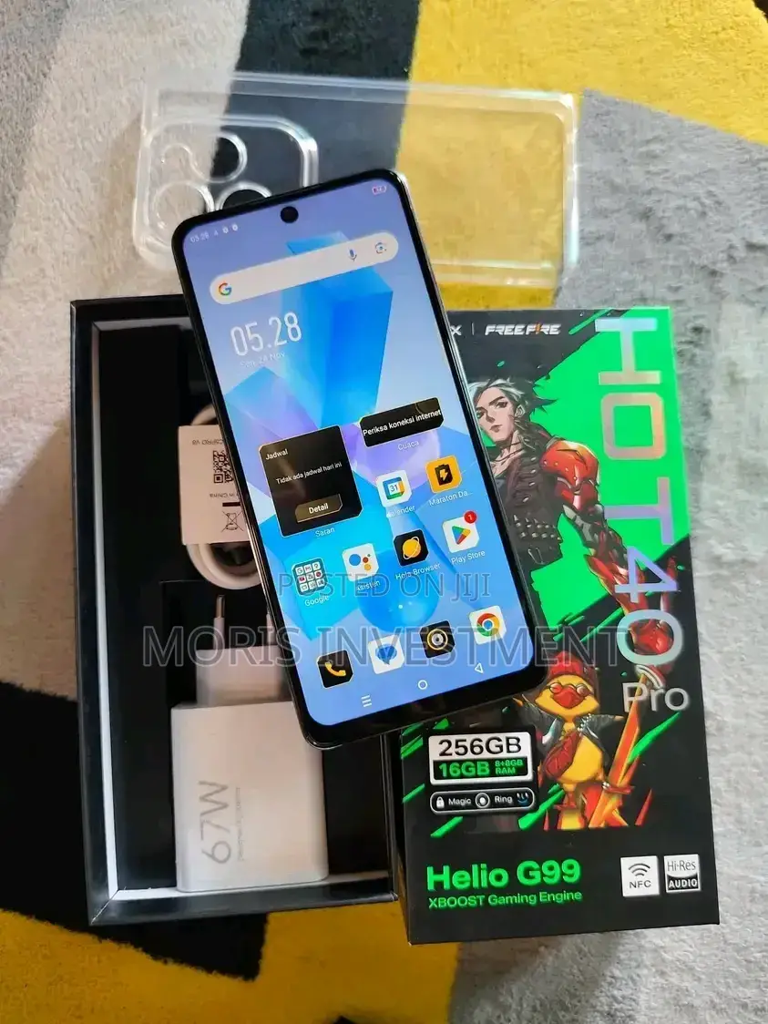 New Infinix Hot 40 Pro 256 GB Rose Gold