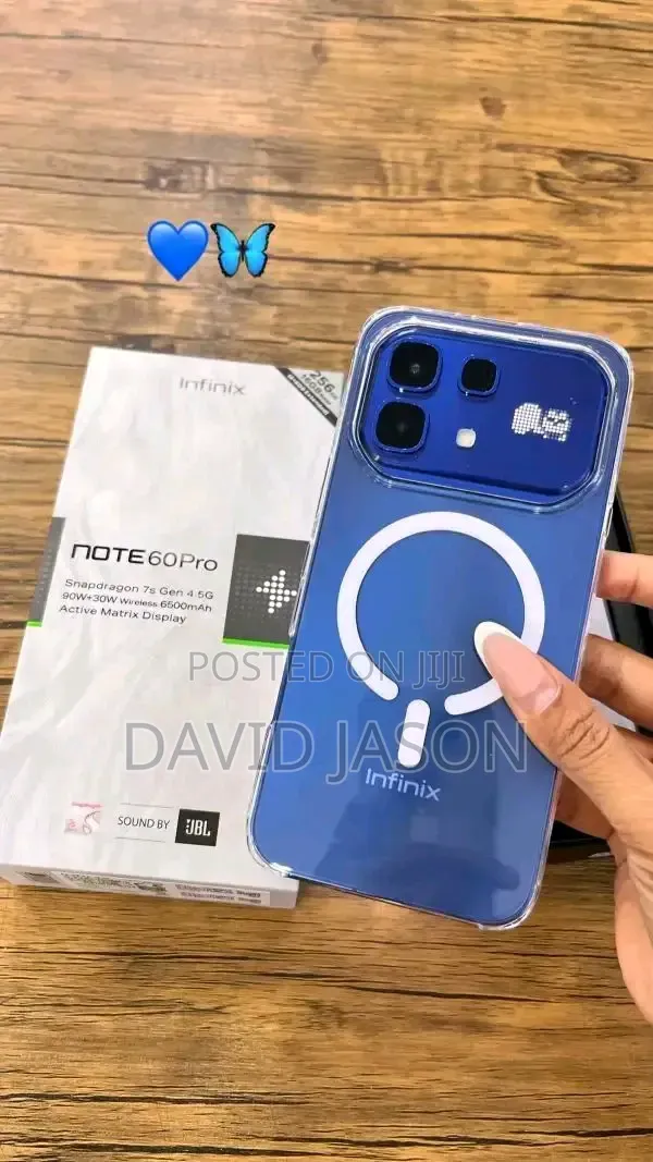 New Infinix Note 60 Pro 256 GB Blue