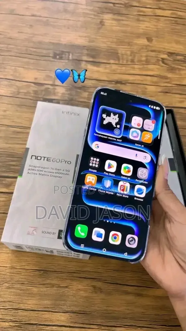 New Infinix Note 60 Pro 256 GB Blue