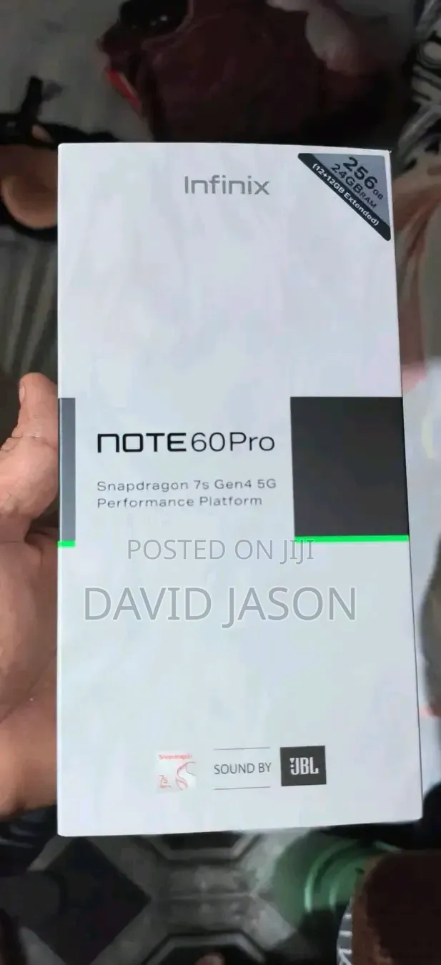 New Infinix Note 60 Pro 256 GB Blue