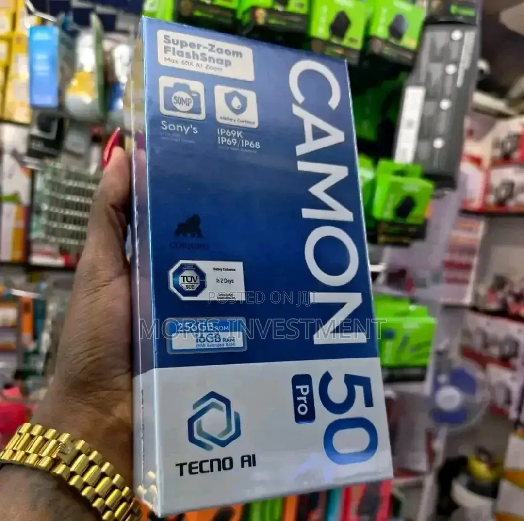 New Tecno Camon 50 Pro 256 GB Blue