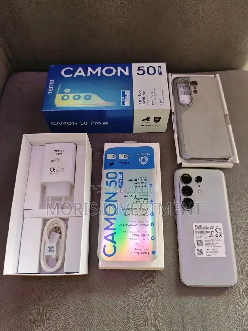 New Tecno Camon 50 Pro 256 GB Blue