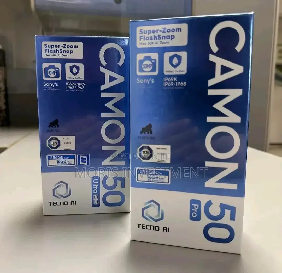 New Tecno Camon 50 Pro 256 GB Blue