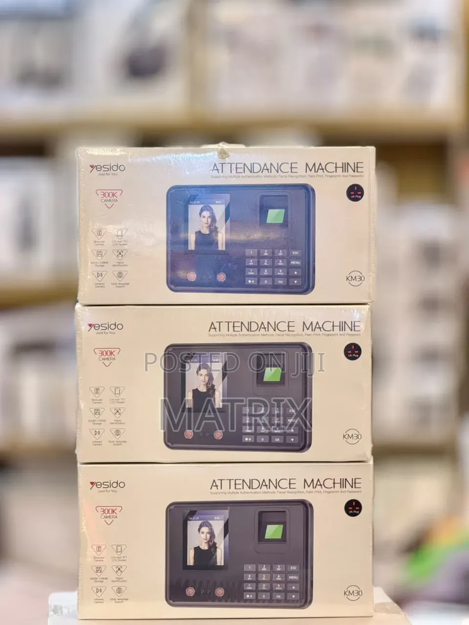 Yesido Attendance Machine - Face, Fingerprint, Palm Vein,Card And More