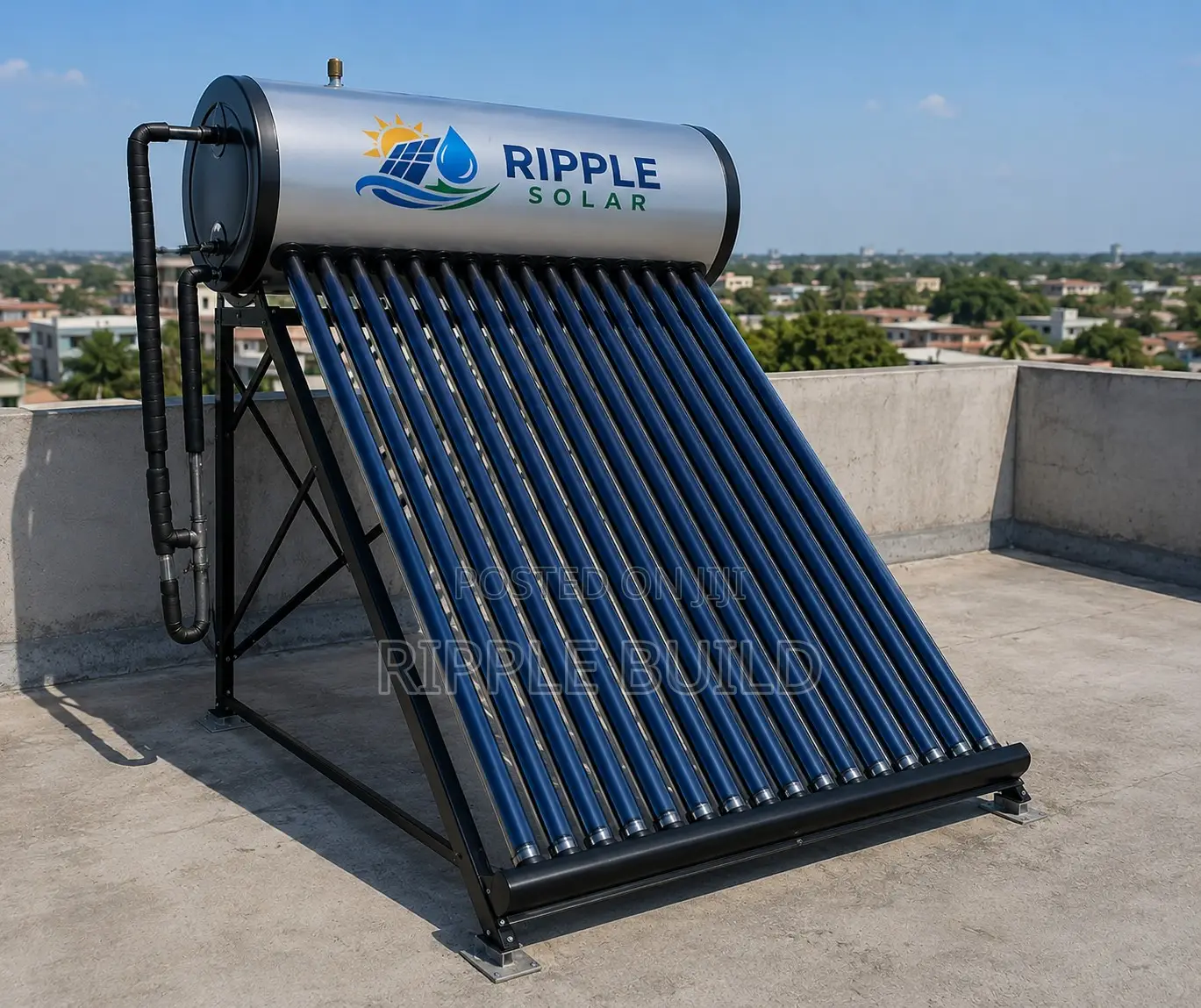 200l Solar Water Heater Vacuum Tube Hot Water System