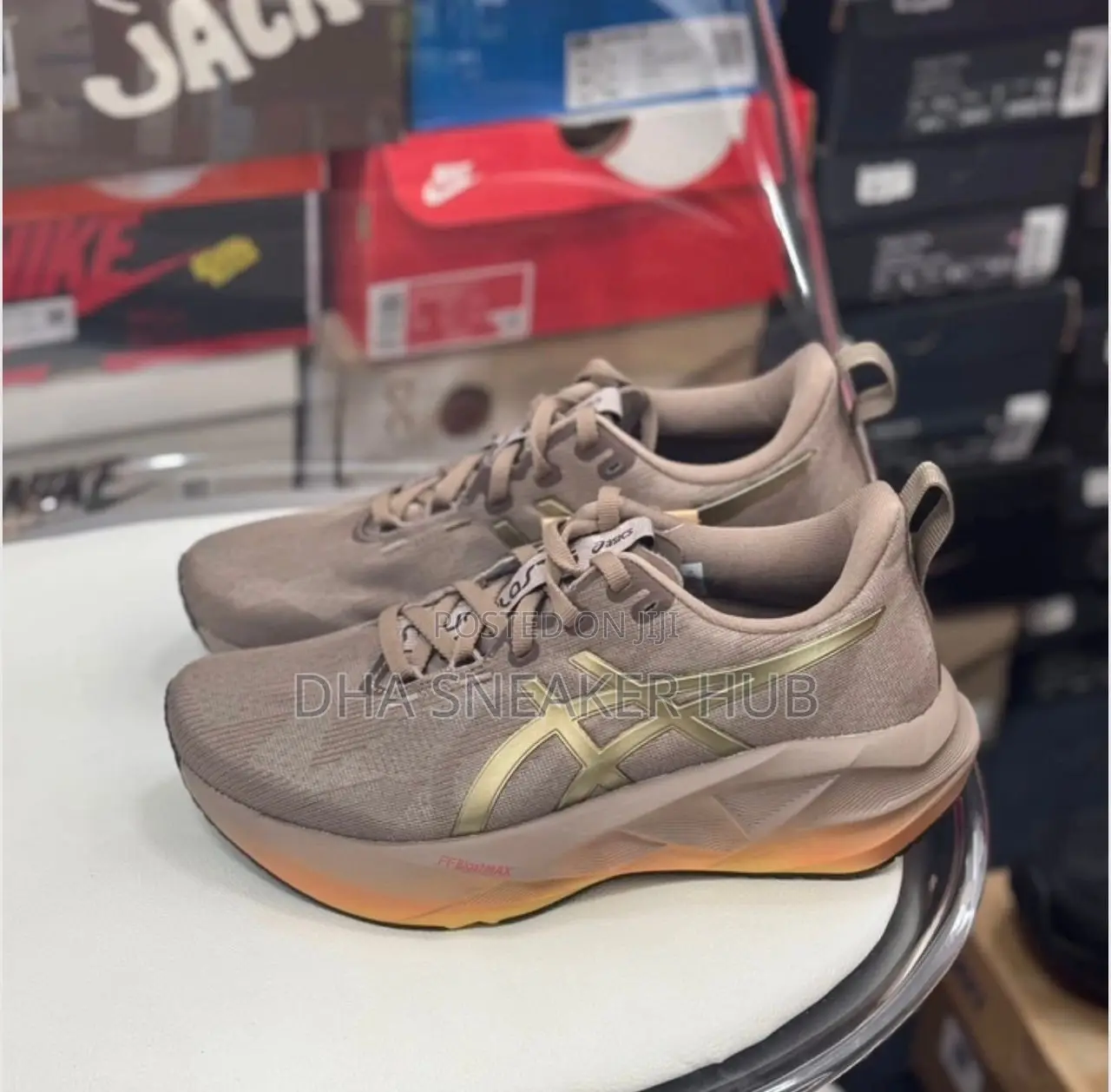 Asics Trainers Brown