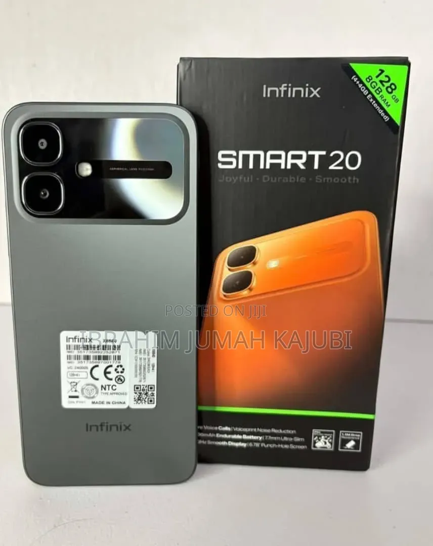 New Infinix Smart 20 128 GB Gray