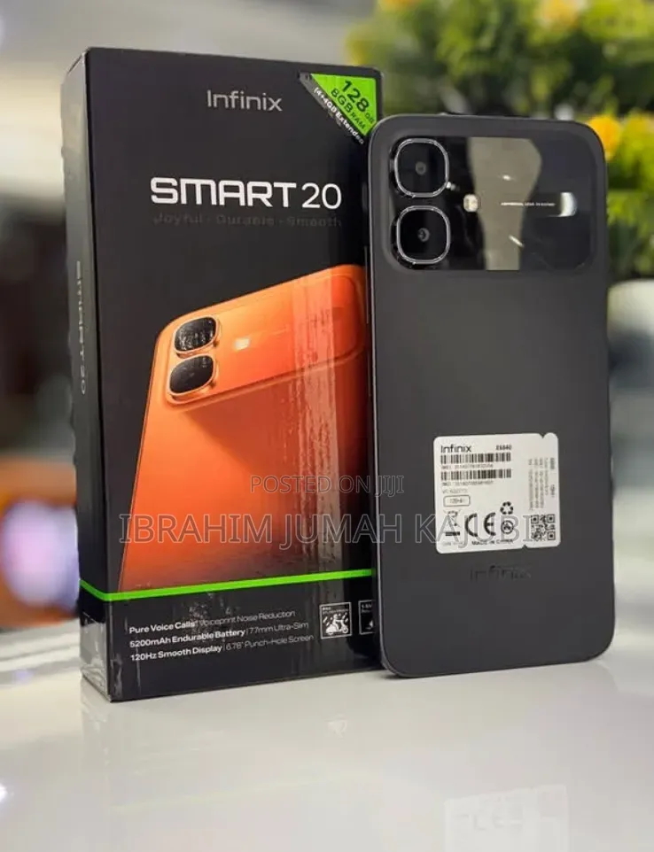 New Infinix Smart 20 128 GB Black