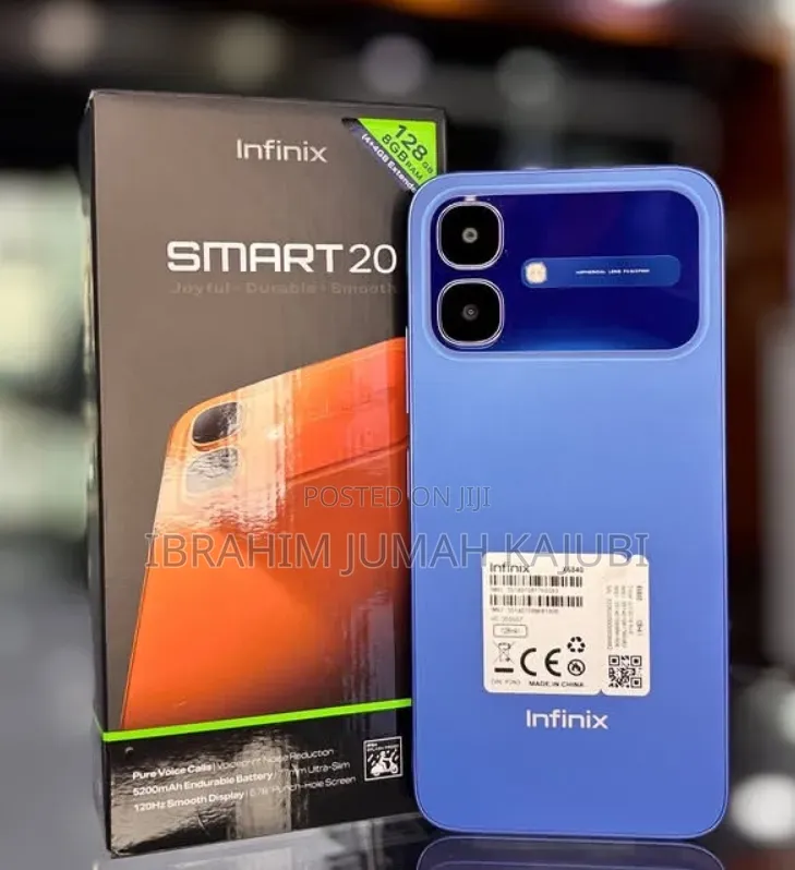 New Infinix Smart 20 128 GB Blue