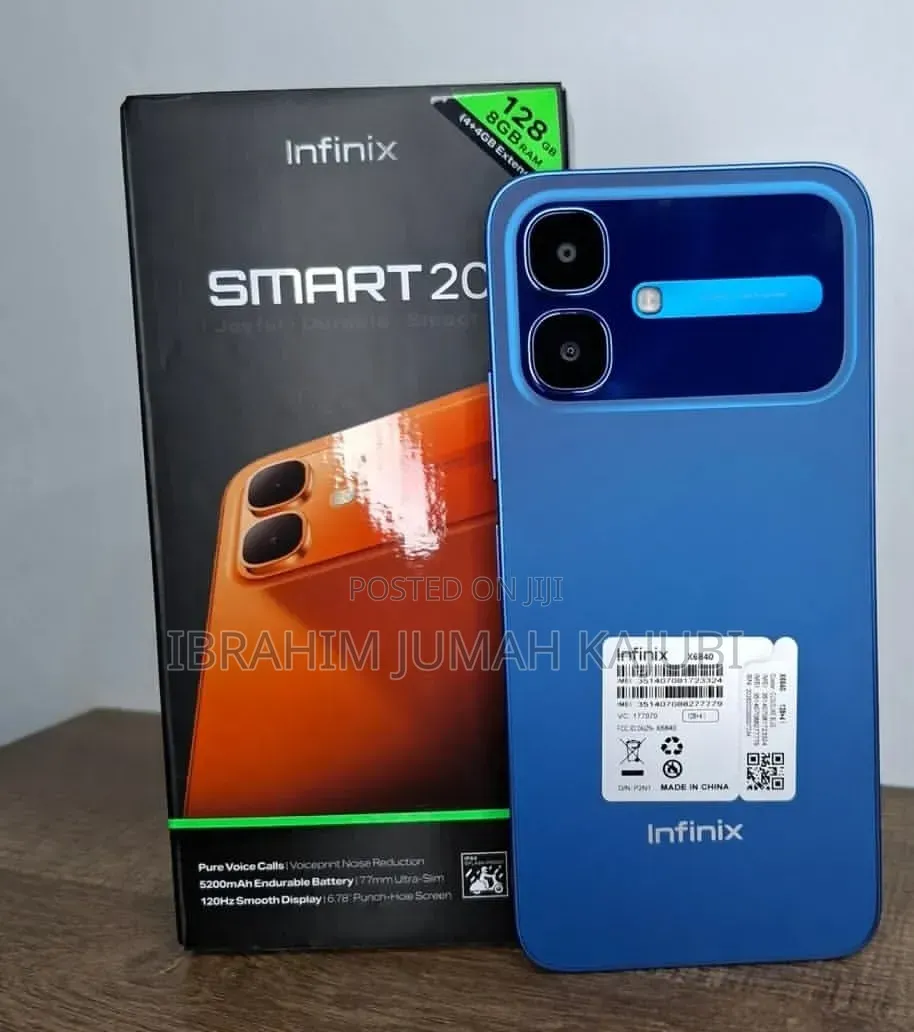 New Infinix Smart 20 128 GB Blue