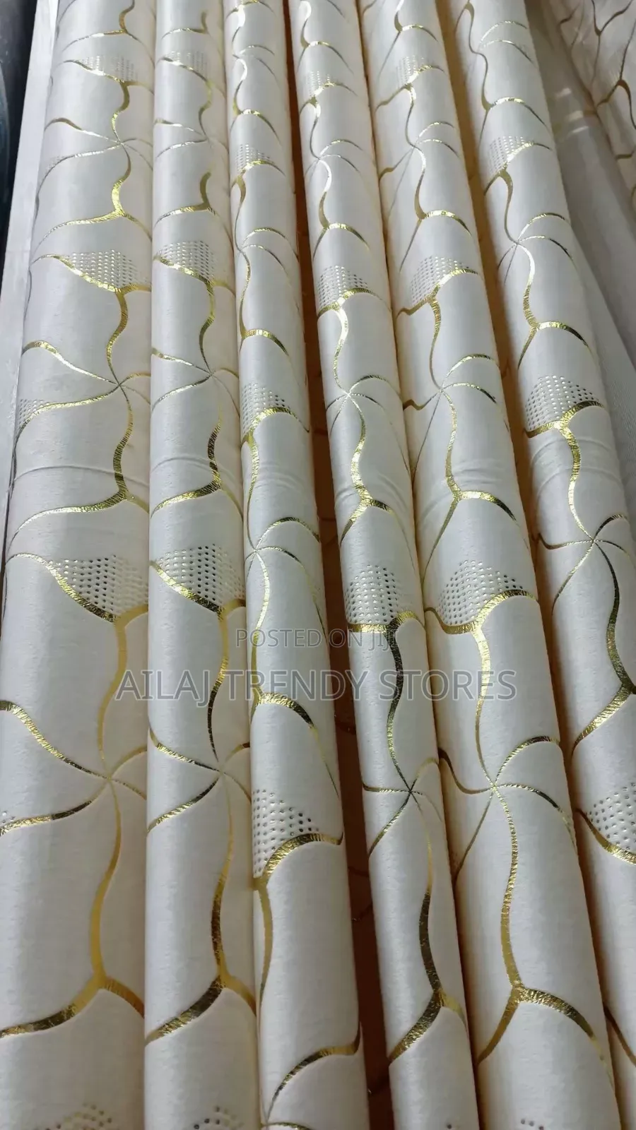 Velvet Gold Curtain Per Metre