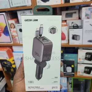 99w Retractable Car Phone Charger