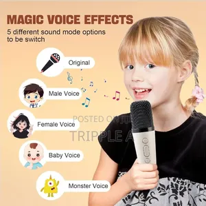Portable Wireless Karaoke Machine With 6 Voice Effects