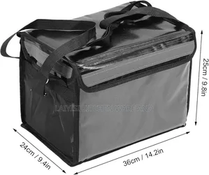 45l Large Insulated Food Delivery Bag – Thermal Hot Cold Carrier
