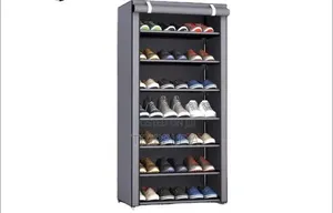 Porttable Column Shoe Rack