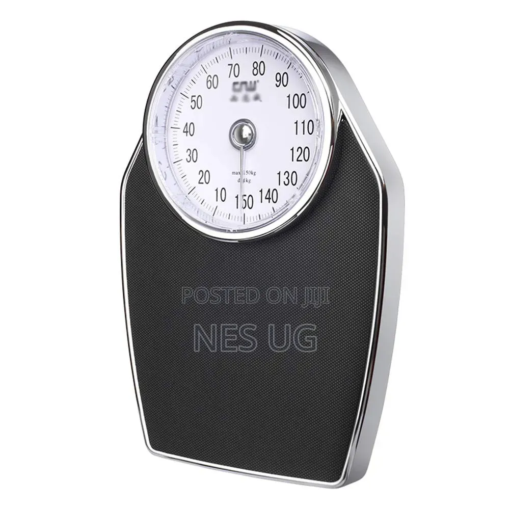 Personal Body Weight Bathroom Mechanical Weighing Scale - Black.