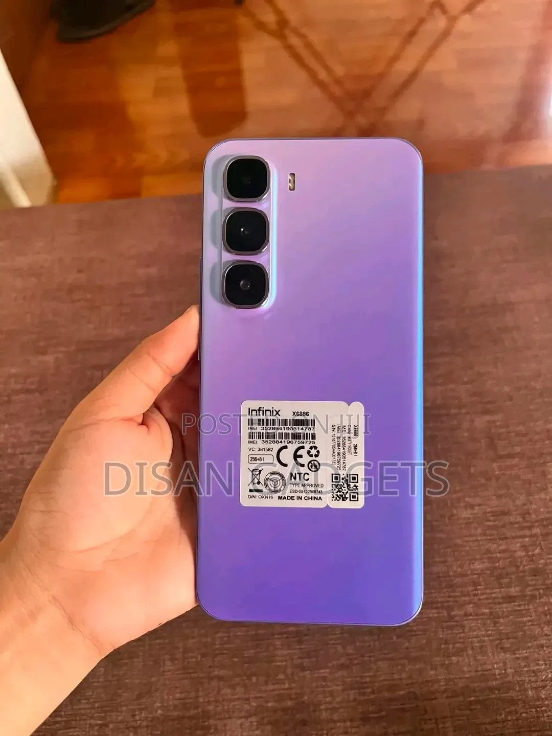 New Infinix Hot 60 Pro+ 256 GB Purple