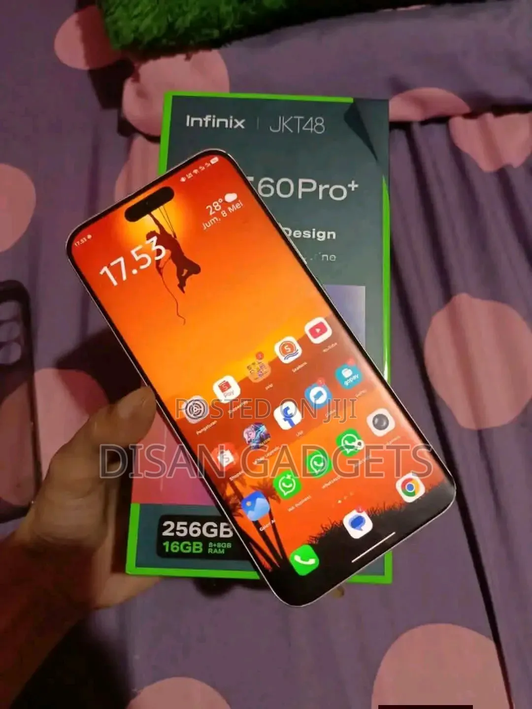 New Infinix Hot 60 Pro+ 256 GB Black