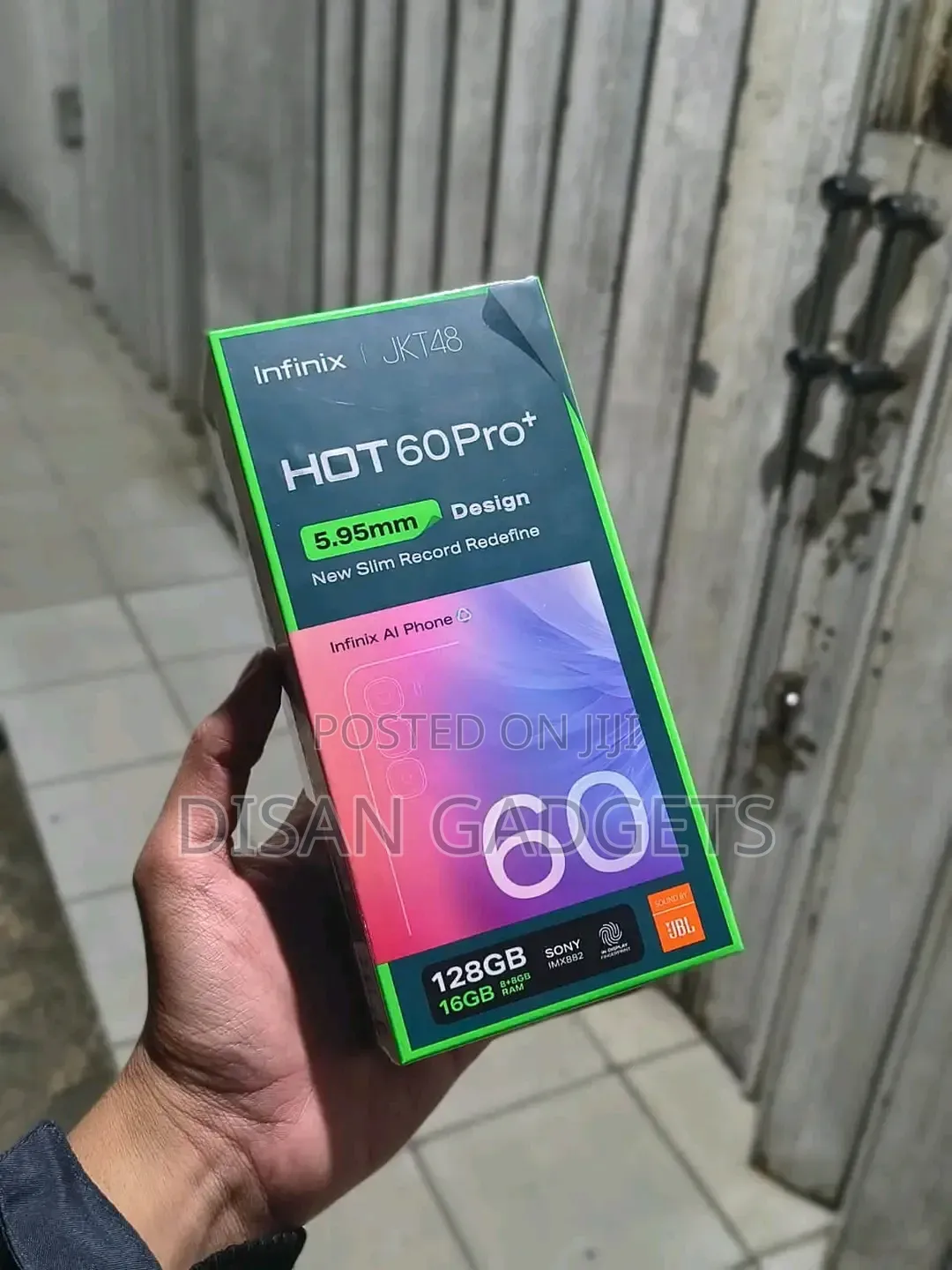 New Infinix Hot 60 Pro+ 256 GB Gray