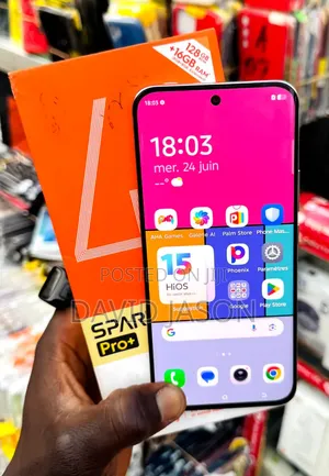 New Tecno Spark 40 Pro+ 256 GB Silver
