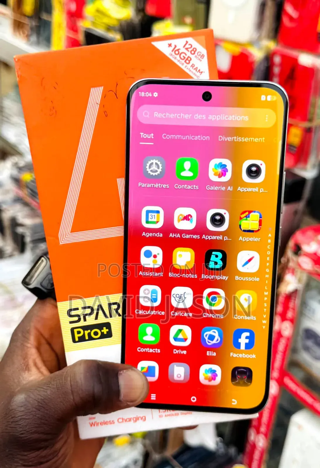 New Tecno Spark 40 Pro+ 256 GB Silver