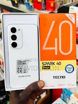 New Tecno Spark 40 Pro+ 256 GB White