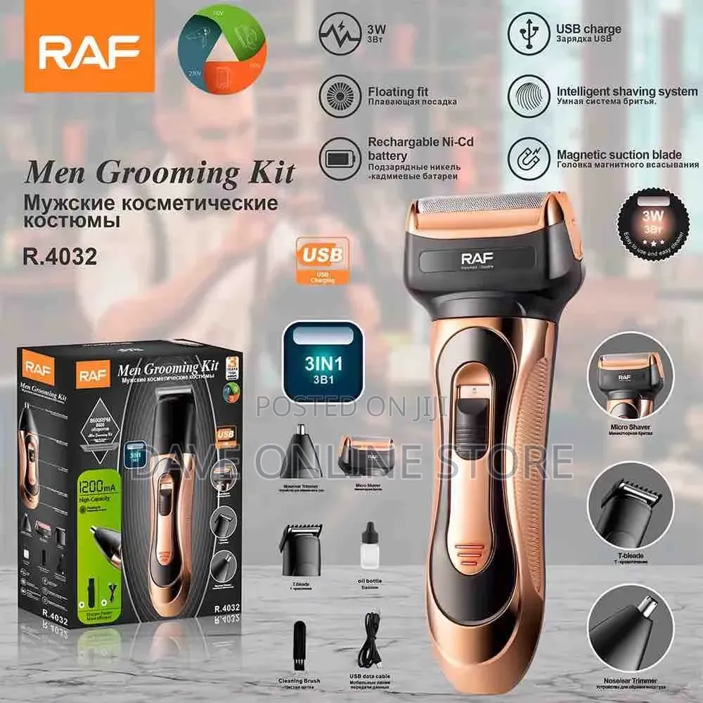 3 in 1 Raf Men Grooming Kit