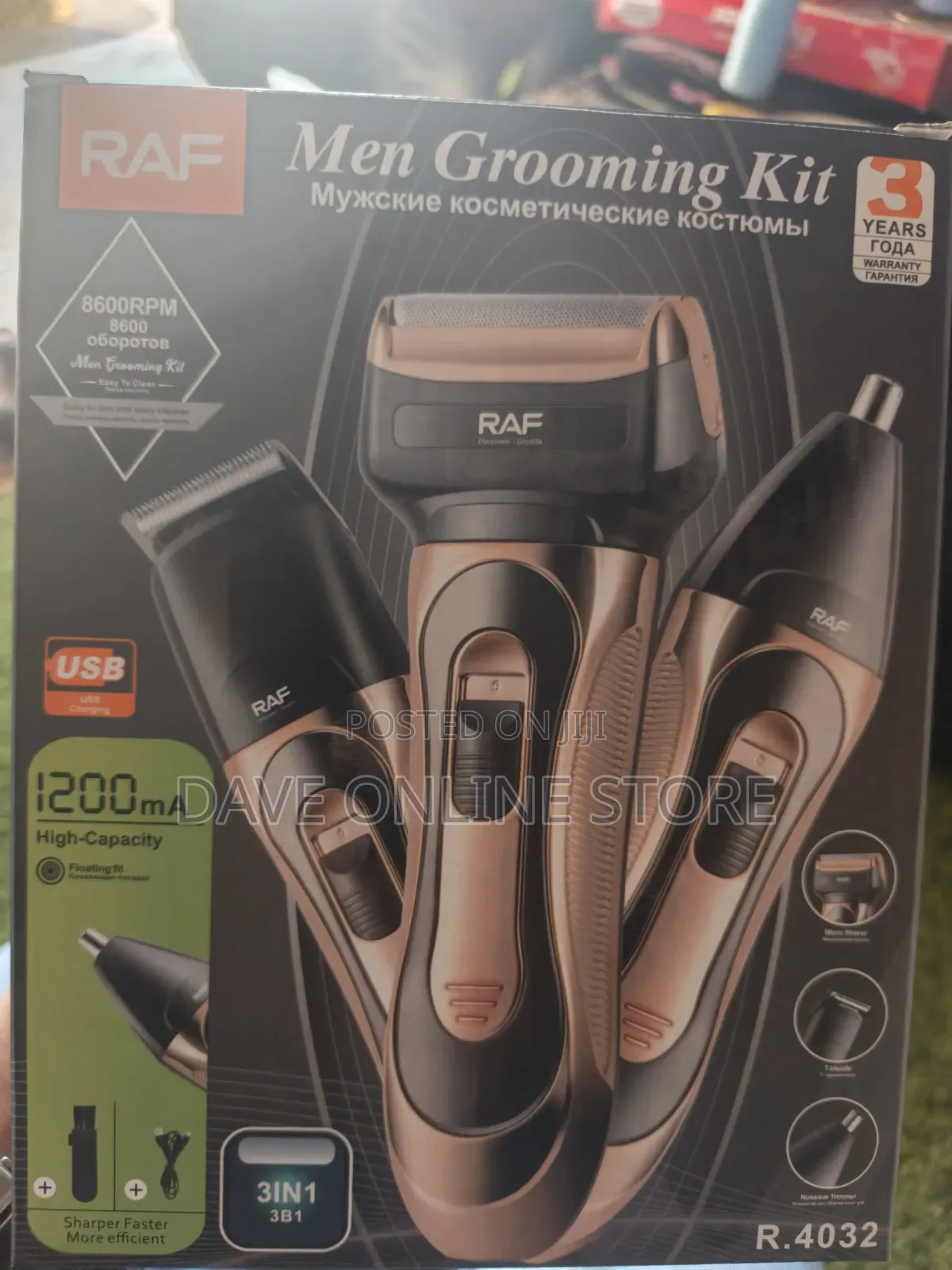 3 in 1 Raf Men Grooming Kit