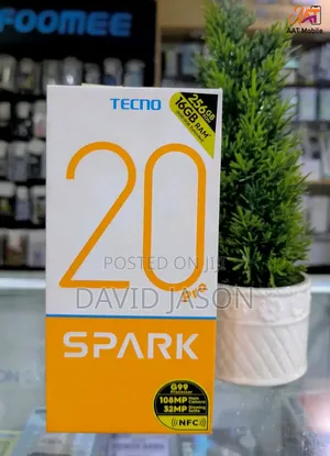 New Tecno Spark 20 Pro 256 GB Black
