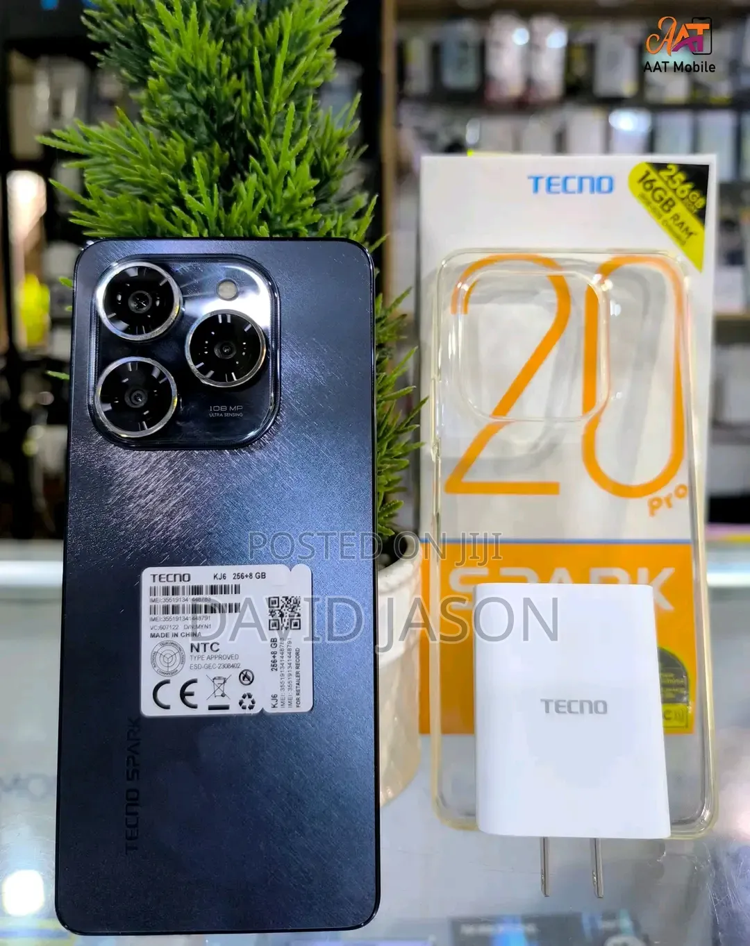 New Tecno Spark 20 Pro 256 GB Black