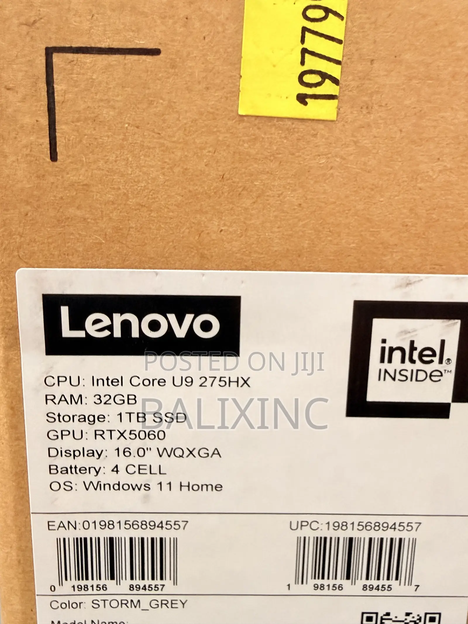 New Laptop Lenovo Legion 5i 32GB Intel Core Ultra 9 SSD 1T