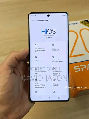 New Tecno Spark 20 Pro Plus 256 GB Gold