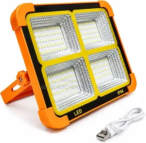 Solar Led Flood Light, Rechargeable,5modes Waterproof Light