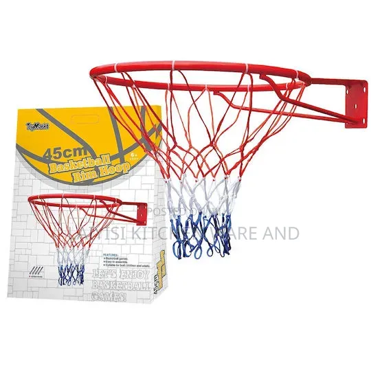 Wall Mounted Basketball Rim Backboard Hoop Goal