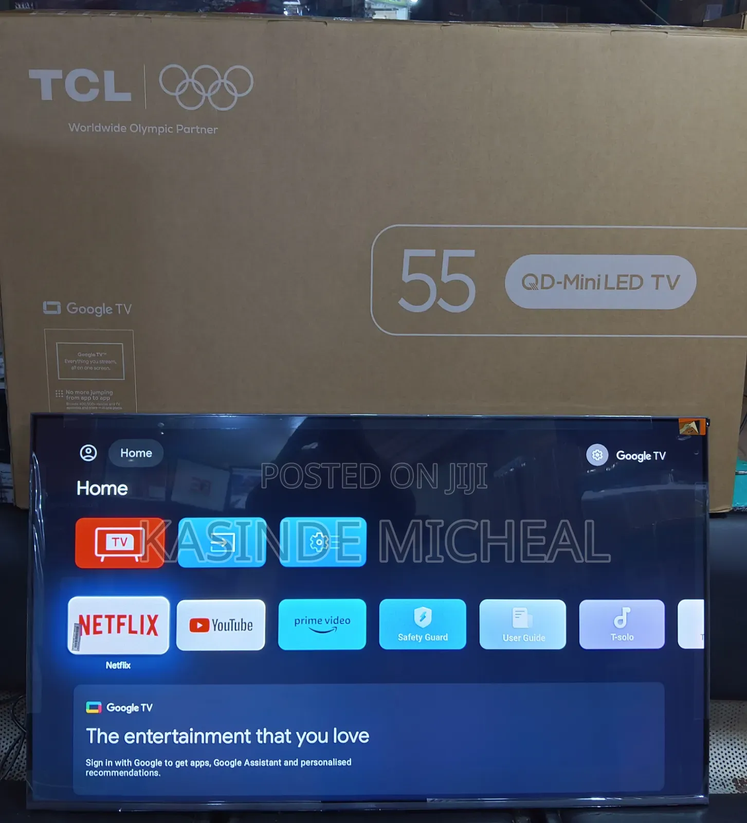 Qd Miniled Tv 55inches TCL Google Android Tv