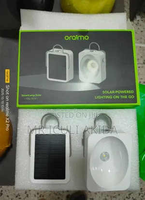 2pcs Oraimo Solar Smart Lamps 450mah Smart Lamp Solar