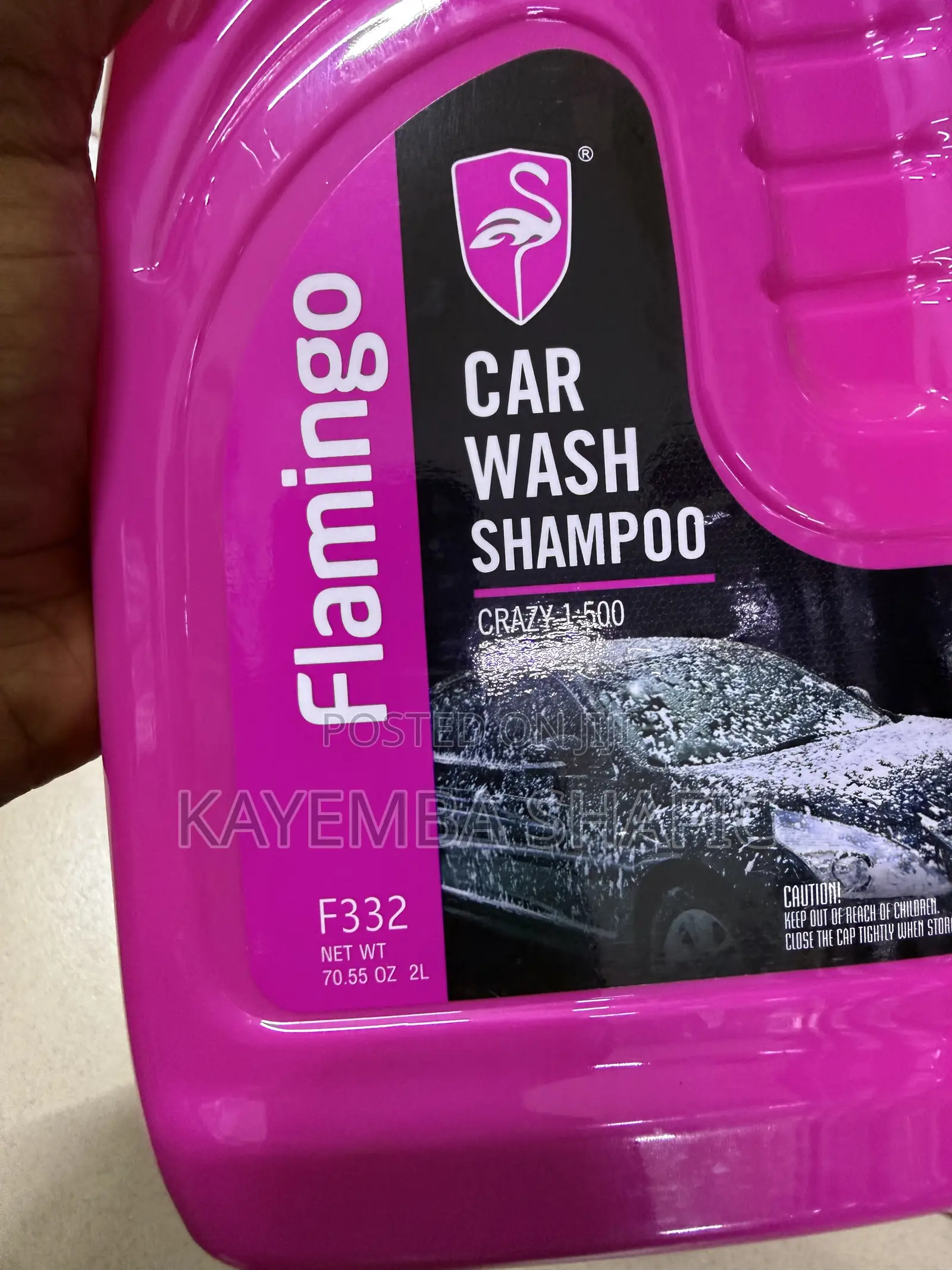 Flamingo F332 Car Wash Shampoo - Super Concentrated (2 Liters)