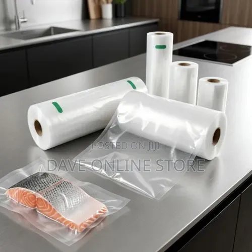 20cmx5m Food Grade Storage Vacuum Sealer Bags Roll