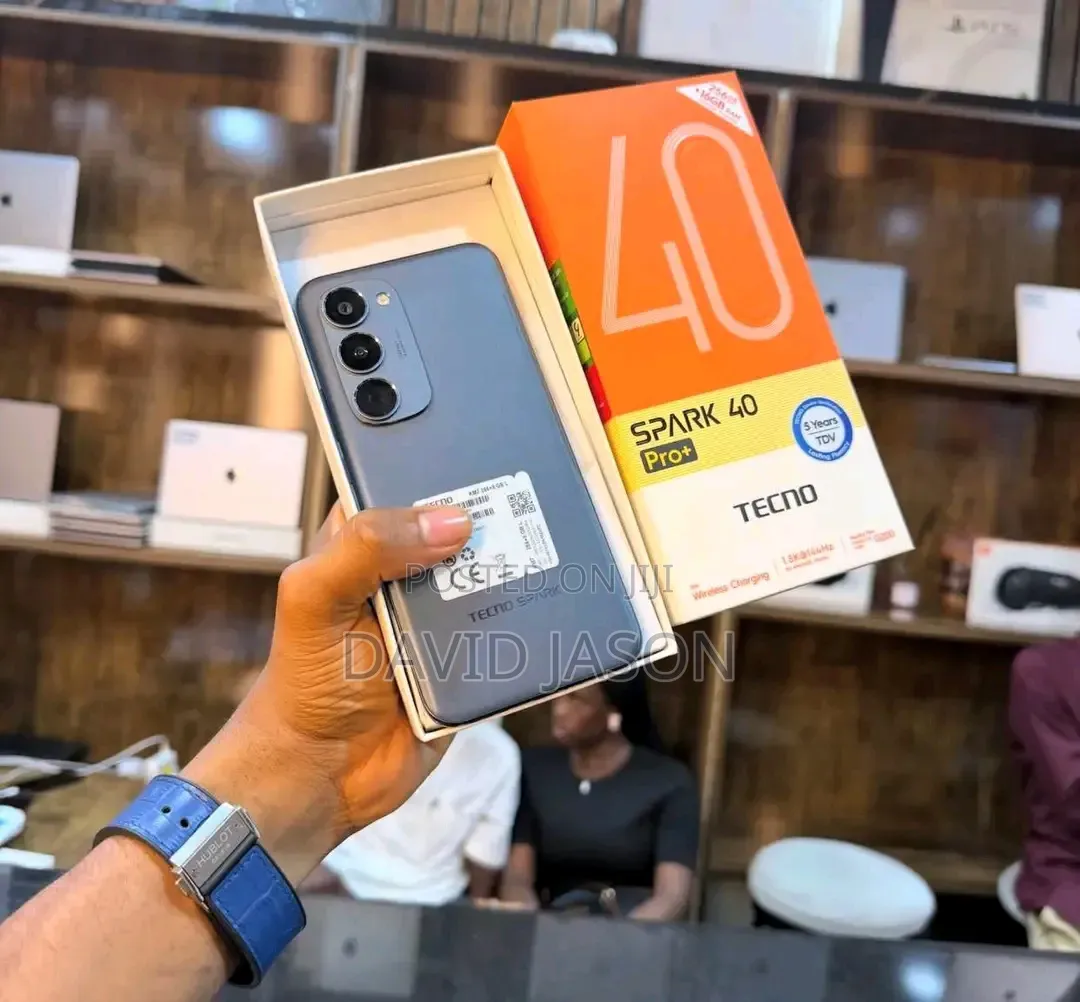 New Tecno Spark 40 Pro+ 256 GB Black