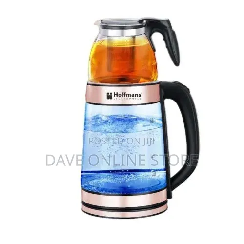 Hoffmans Hm-7827 Double Electric Kettle - 2.2+0.5ltr - 1500w