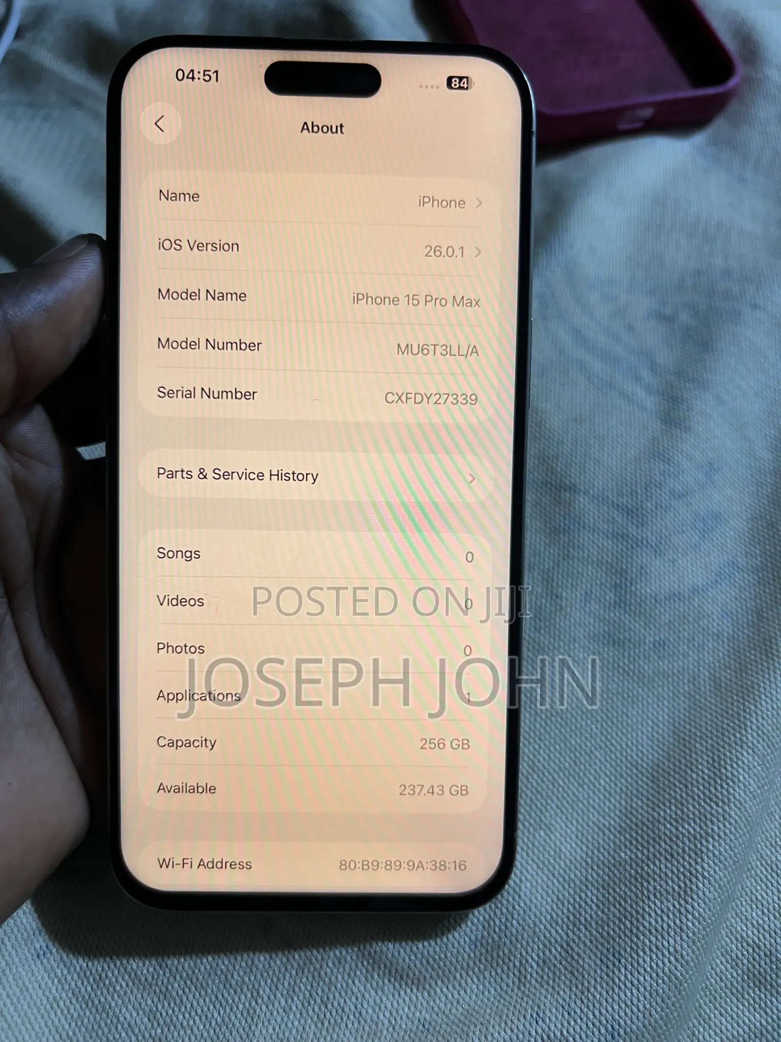 Apple iPhone 15 Pro Max 256 GB White