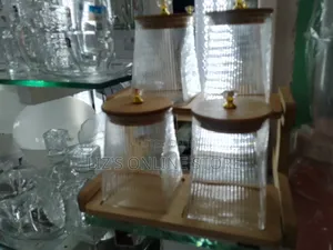 Ribbed Glass Canisters