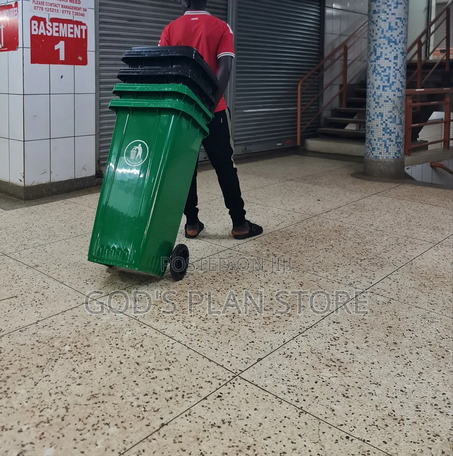 Murphy 120litres Plastic Dust Bins Plastic Dust Bins