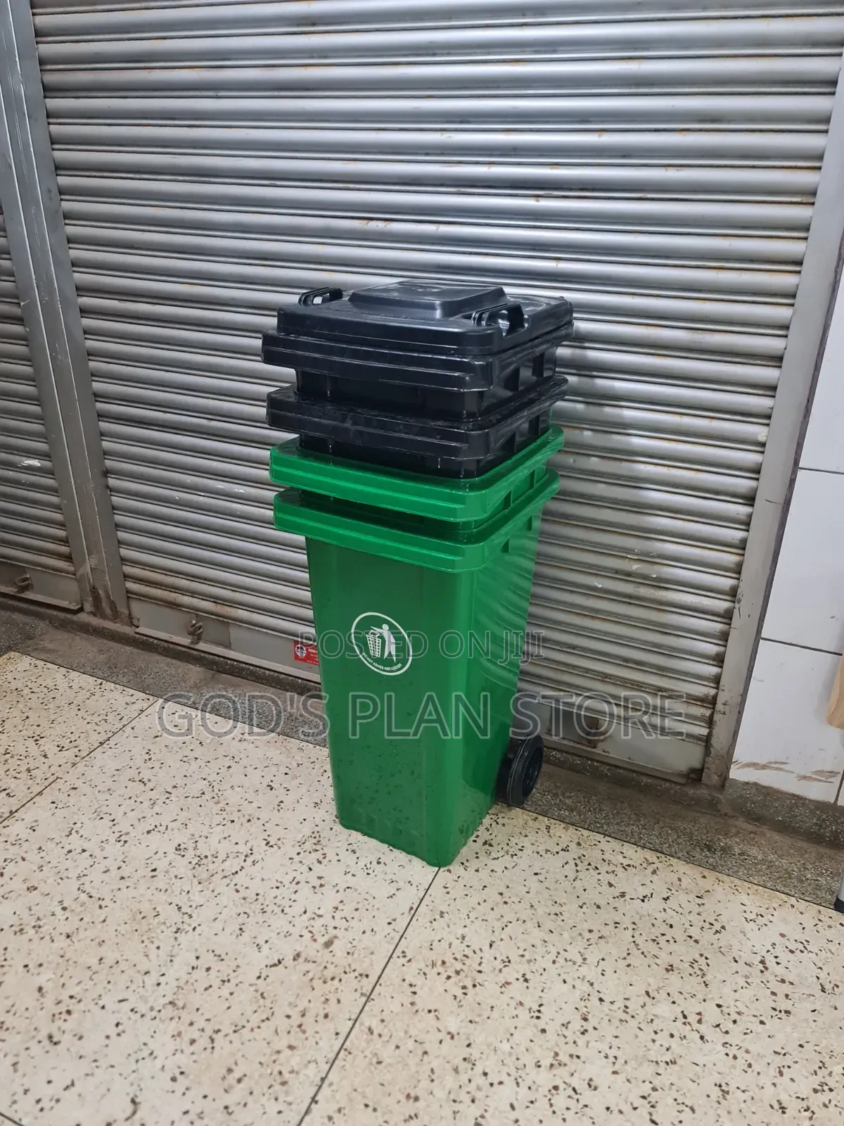 Luna 120litres Plastic Dust Bins Plastic Dust Bins 1pc